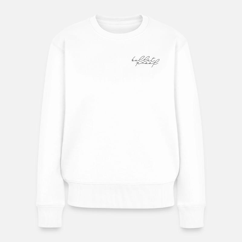 Cadeau K-Pop, Fan de K-Pop, Bulletproof, Armée - Pull Premium bio Femme - blanc