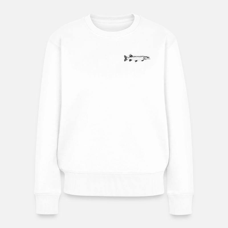 Pike Pike Motif - Pull Premium bio Femme - blanc