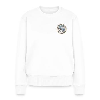 Gone Snowshoeing - Frauen Premium Bio Pullover - Weiß - Vorne - Julia (174cm)