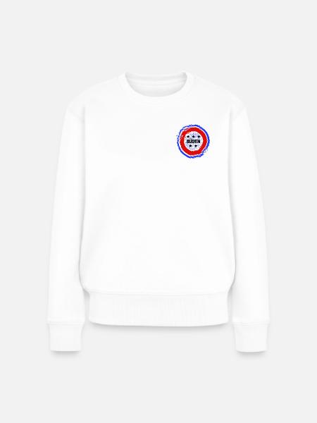 Fünf Sterne - Frauen Premium Bio Pullover - Weiß