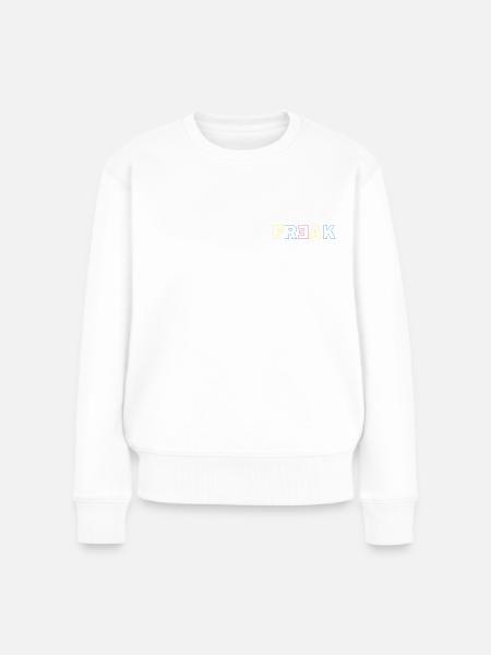 FREAK - Frauen Premium Bio Pullover - Weiß