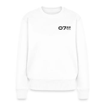 The original 0711 Industry - Women's Premium Organic Jumper - white - Front - Julia (174cm)