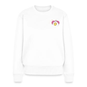 Molang Piu Piu Freundschaft - Frauen Premium Bio Pullover - Weiß - Vorne - Julia (174cm)