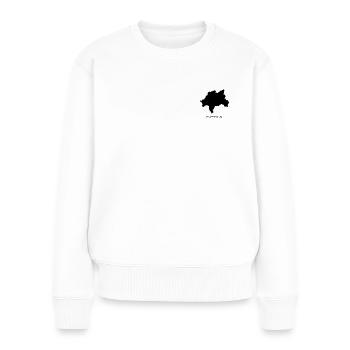 Wuppertal - Frauen Premium Bio Pullover - Weiß - Vorne - Julia (174cm)