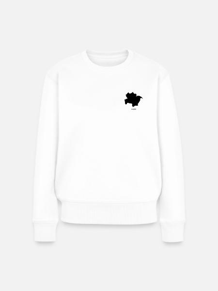 Hamm - Frauen Premium Bio Pullover - Weiß