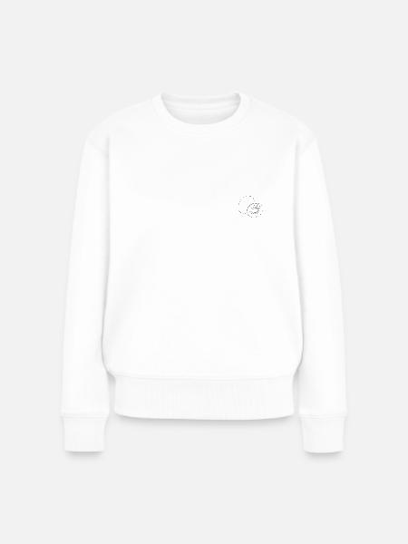 Happy Kiwi - Frauen Premium Bio Pullover - Weiß