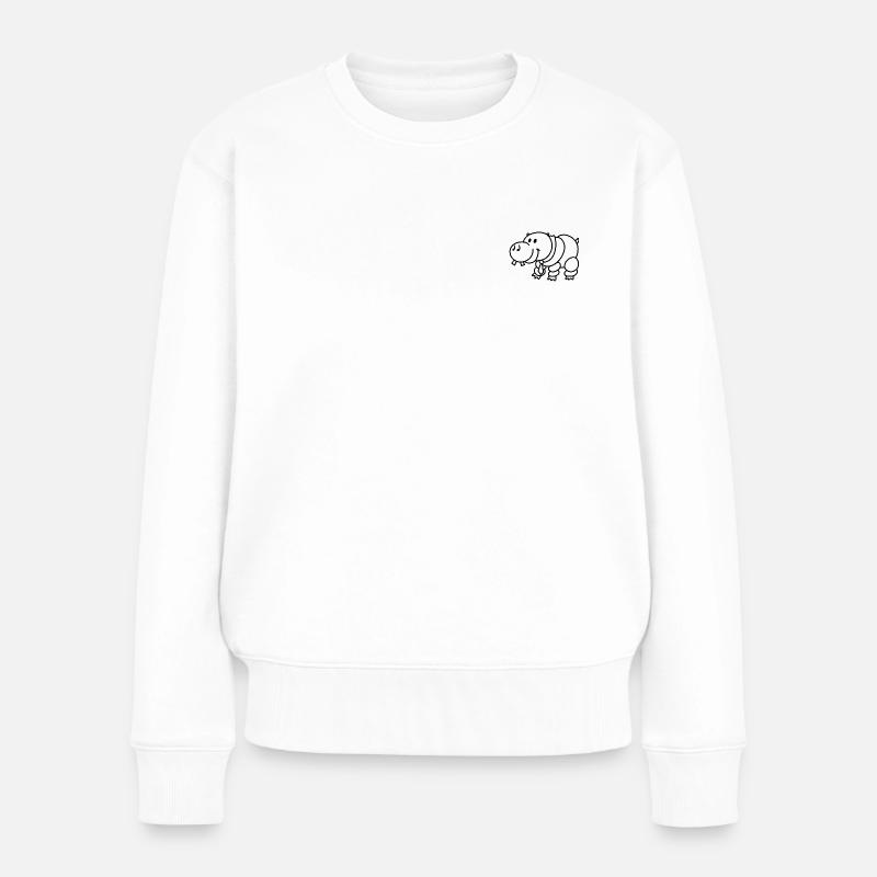 Anti-Zoo Thirteen - Frauen Premium Bio Pullover - Weiß