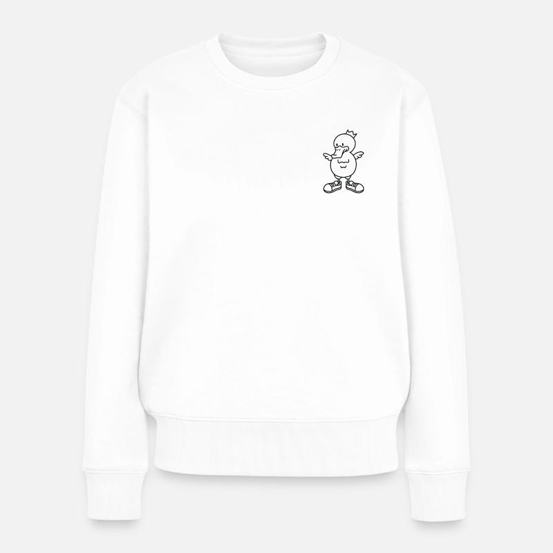 Anti-Zoo One - Frauen Premium Bio Pullover - Weiß