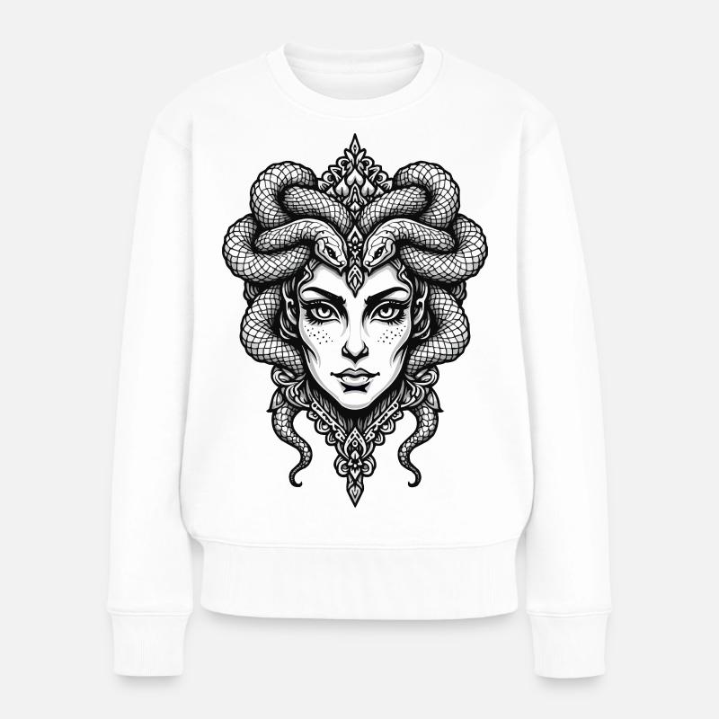 Méduse - Pull Premium bio Femme - blanc