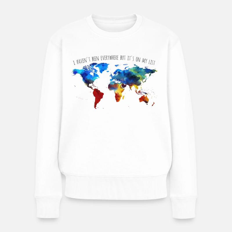 Je n'ai pas partout mais il est sur ma liste - Pull Premium bio Femme - blanc
