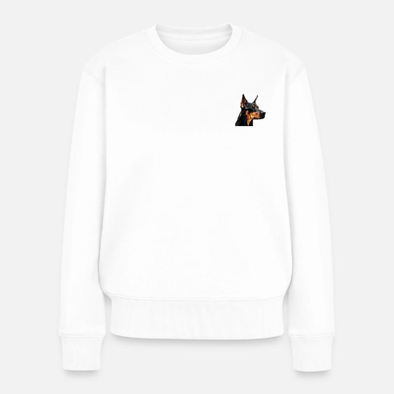 DOBERMAN - Women's Premium Organic Jumper - white