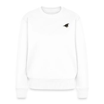 Wasseramsel - Frauen Premium Bio Pullover - Weiß - Vorne - Julia (174cm)