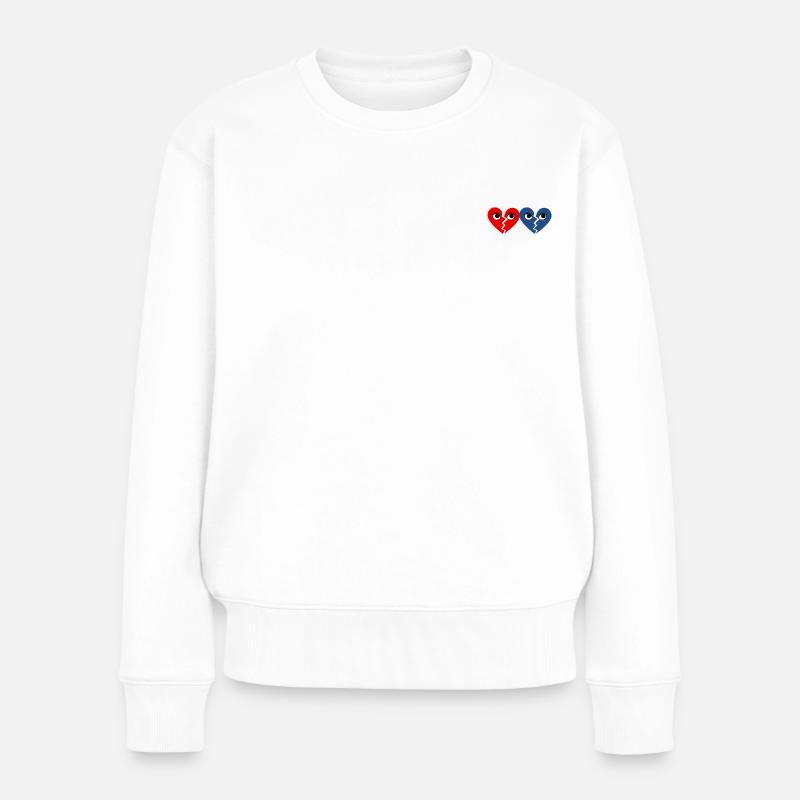 Fast - Frauen Premium Bio Pullover - Weiß