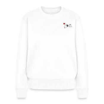 Peanuts - Women's Premium Organic Jumper - white - Front - Julia (174cm)