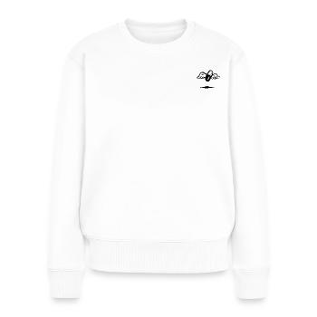 Goodbye, pain - Frauen Premium Bio Pullover - Weiß - Vorne - Julia (174cm)