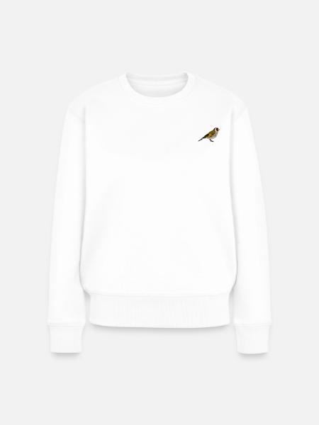 Stieglitz - Frauen Premium Bio Pullover - Weiß