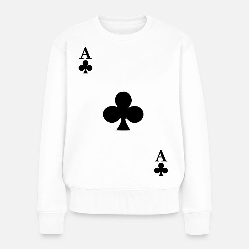 As de Trefle - Pull Premium bio Femme - blanc