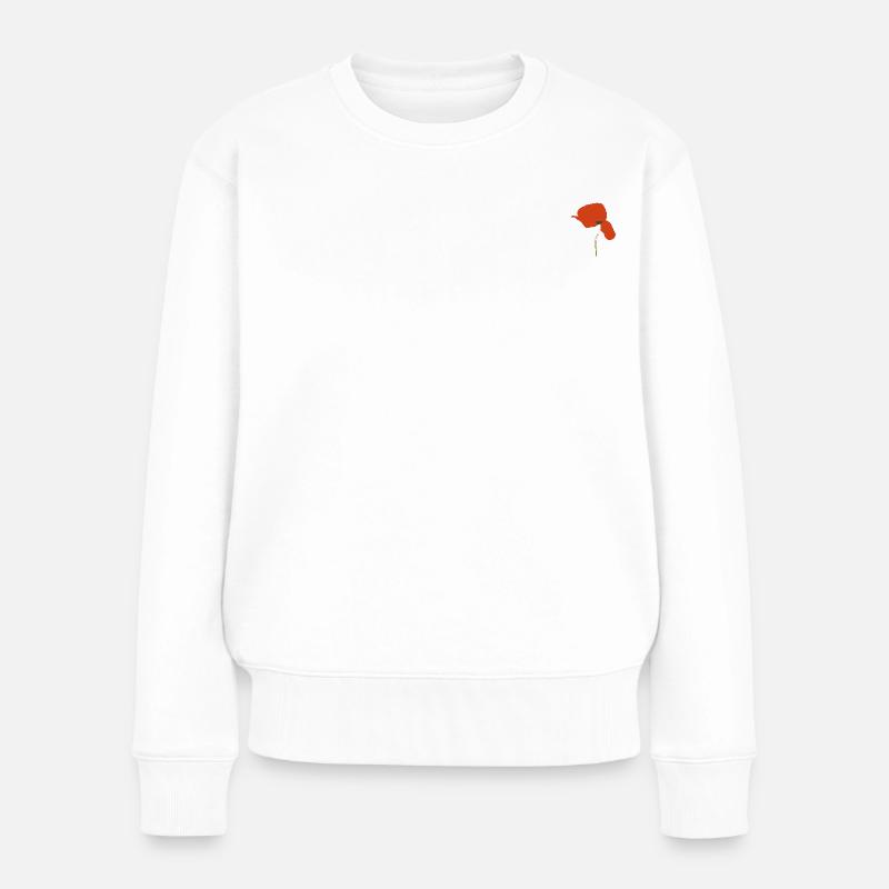 Coquelicot - Pull Premium bio Femme - blanc