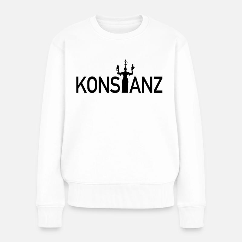 Konstanz - Frauen Premium Bio Pullover - Weiß