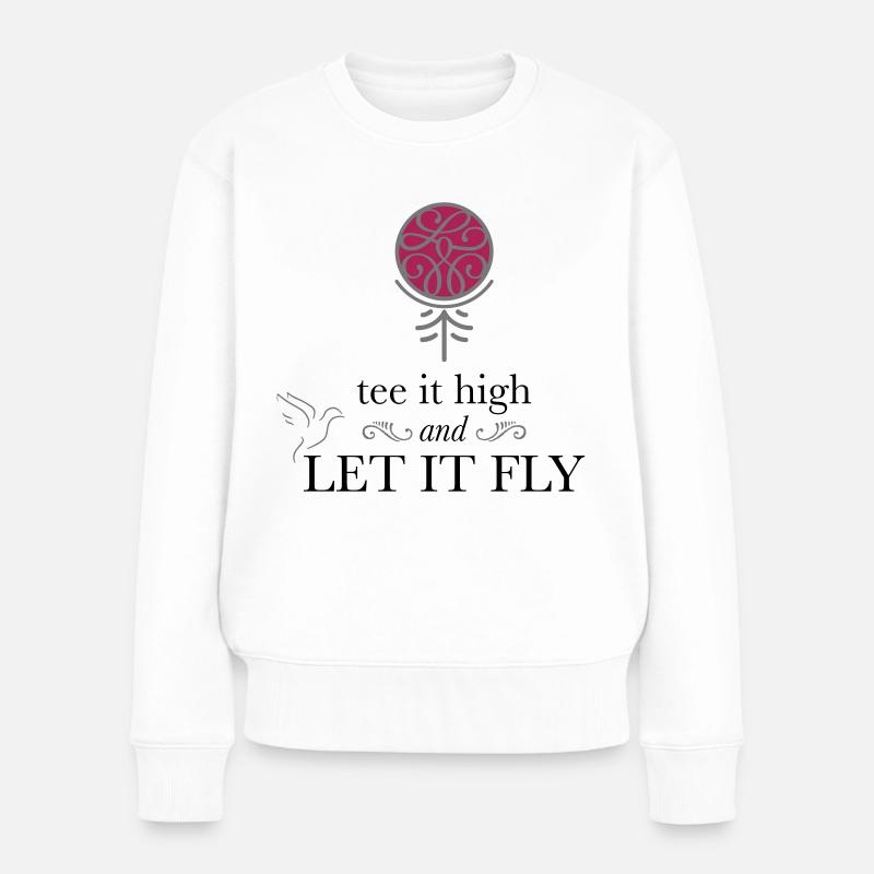 Style de vie golf - Pull Premium bio Femme - blanc