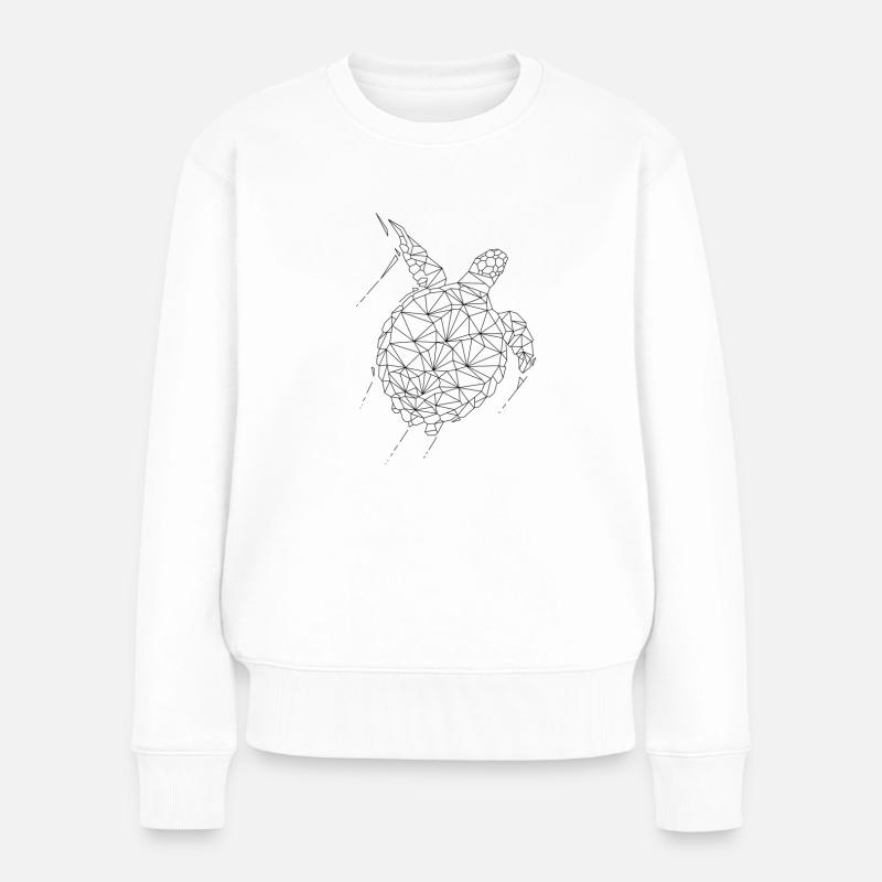 Tortue - Pull Premium bio Femme - blanc