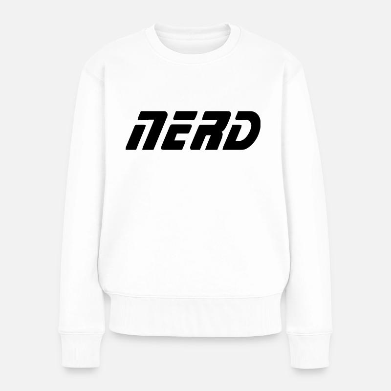 Star Tre Nerd Trekkie - Pull Premium bio Femme - blanc