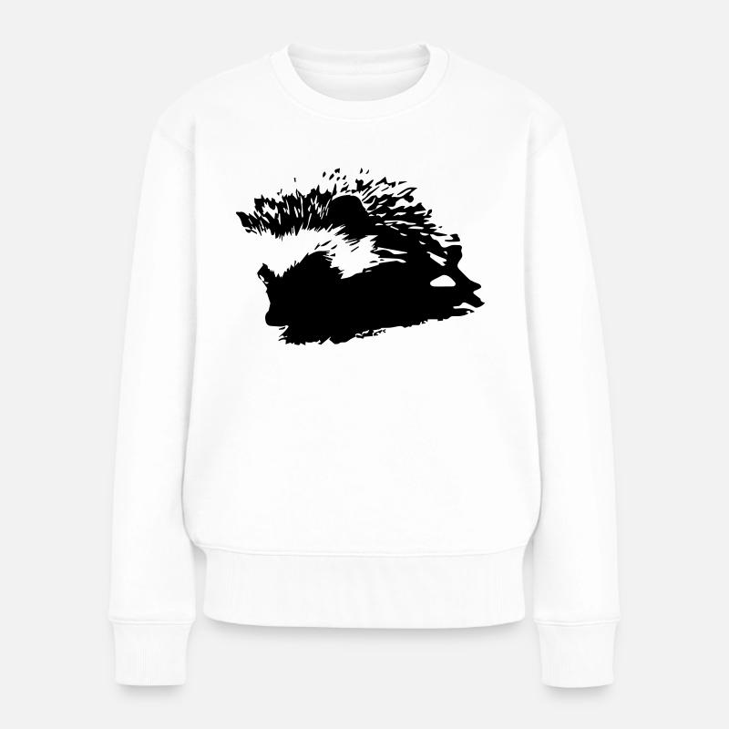 hérisson - Pull Premium bio Femme - blanc