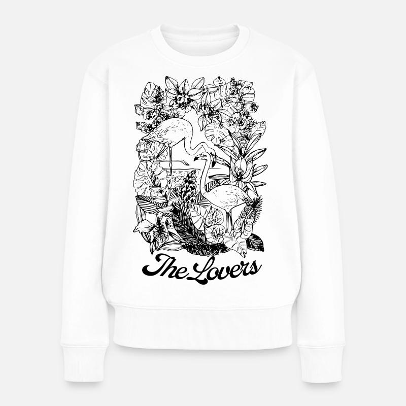 LES AMOUREUX - Pull Premium bio Femme - blanc