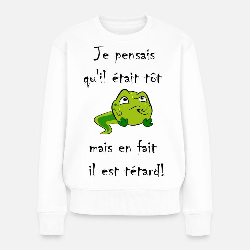 têtard - Pull Premium bio Femme - blanc