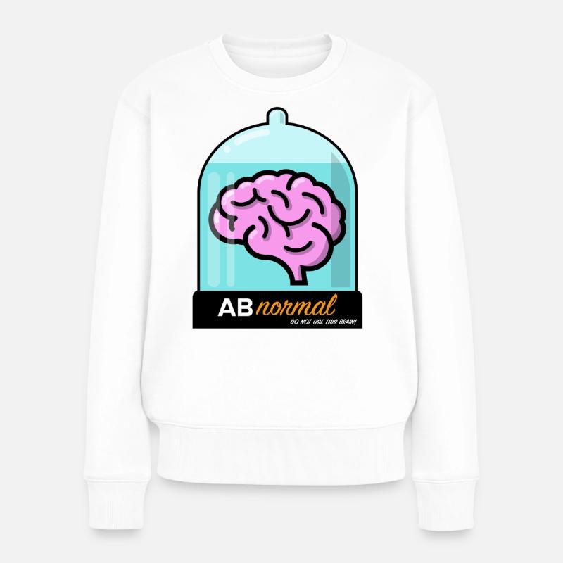 AB Normal - Frauen Premium Bio Pullover - Weiß