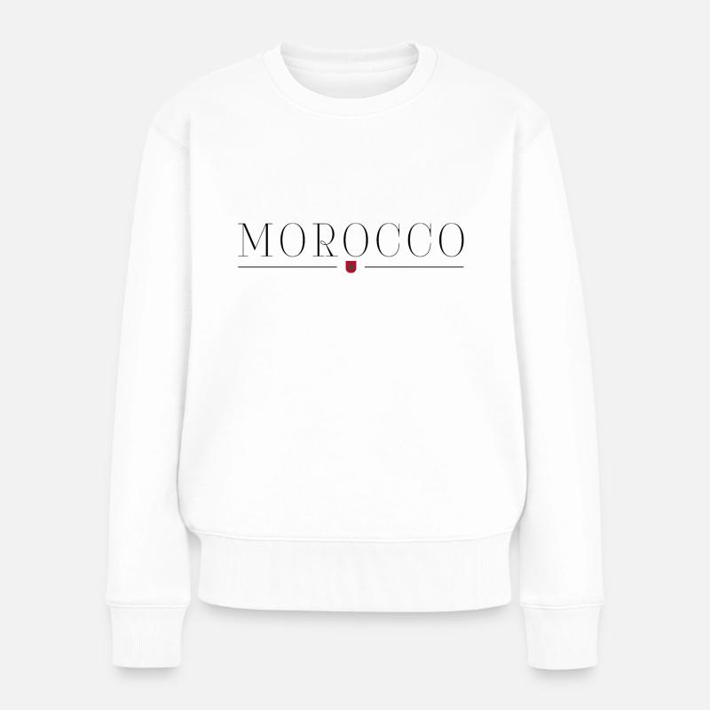 J’aime le Maroc - Pull Premium bio Femme - blanc