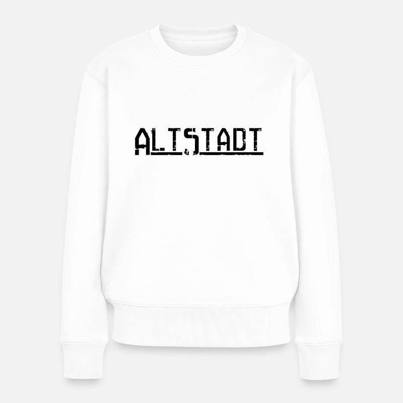 altstadt - Frauen Premium Bio Pullover - Weiß