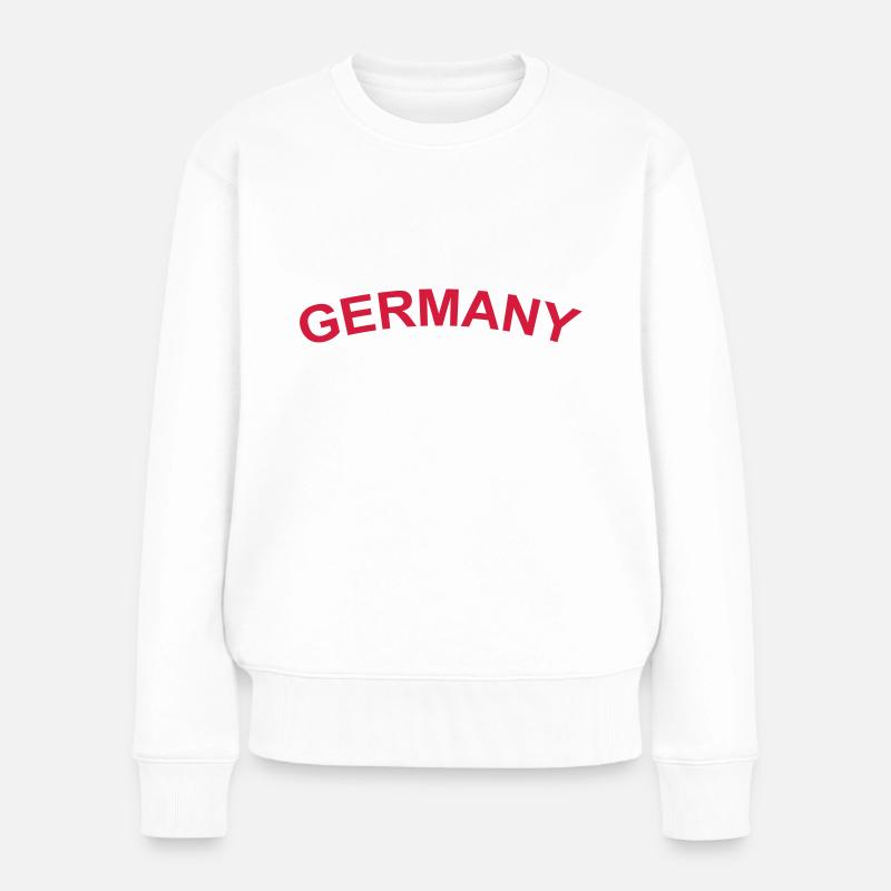 Germany Allemagne - Pull Premium bio Femme - blanc