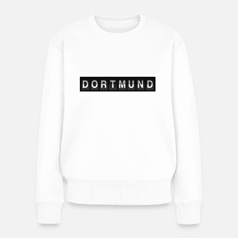 dortmund - Frauen Premium Bio Pullover - Weiß