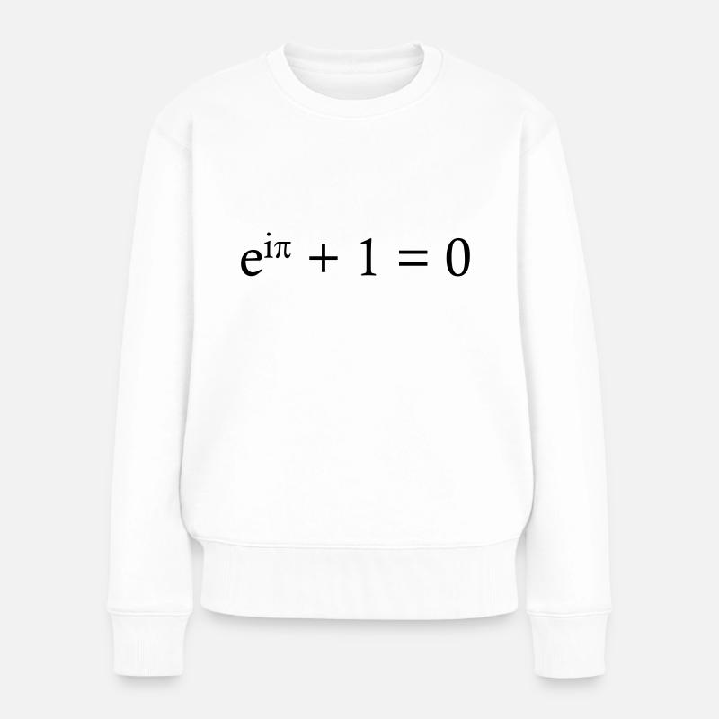 euler - Frauen Premium Bio Pullover - Weiß