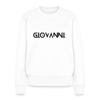 Giovanni - Frauen Premium Bio Pullover - Weiß - Vorne - Julia (174cm)