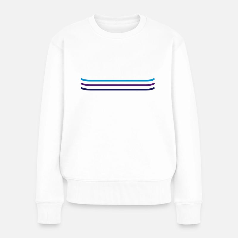 Snowboards - Frauen Premium Bio Pullover - Weiß