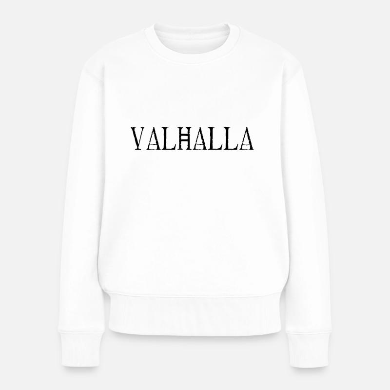 Valhalla - Pull Premium bio Femme - blanc