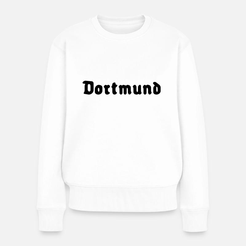 Dortmund - Frauen Premium Bio Pullover - Weiß