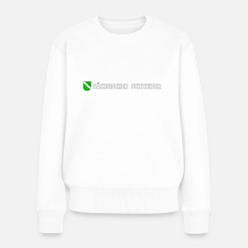 Saechsischer Schweizer - Frauen Premium Bio Pullover - Weiß