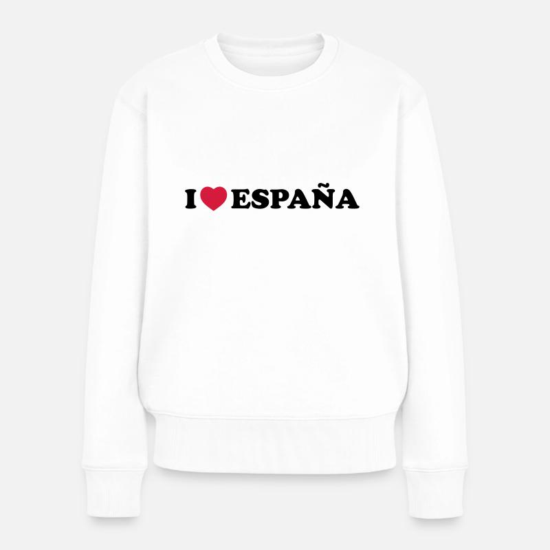I love Espana - Pull Premium bio Femme - blanc