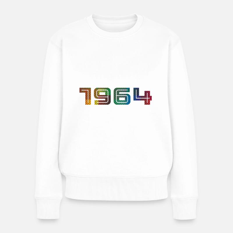 1964 Vintage - Frauen Premium Bio Pullover - Weiß