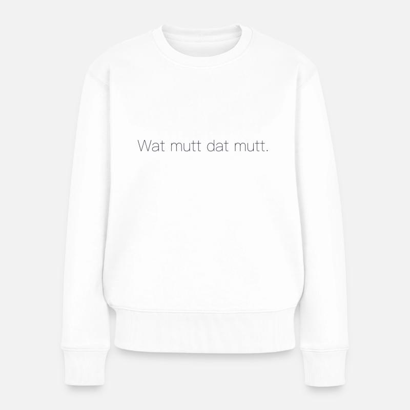 Ostfriesland - Frauen Premium Bio Pullover - Weiß