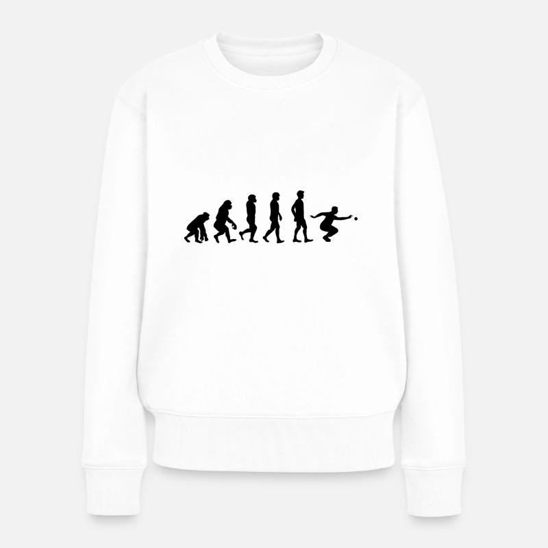 Petanque evolution - Women's Premium Organic Jumper - white