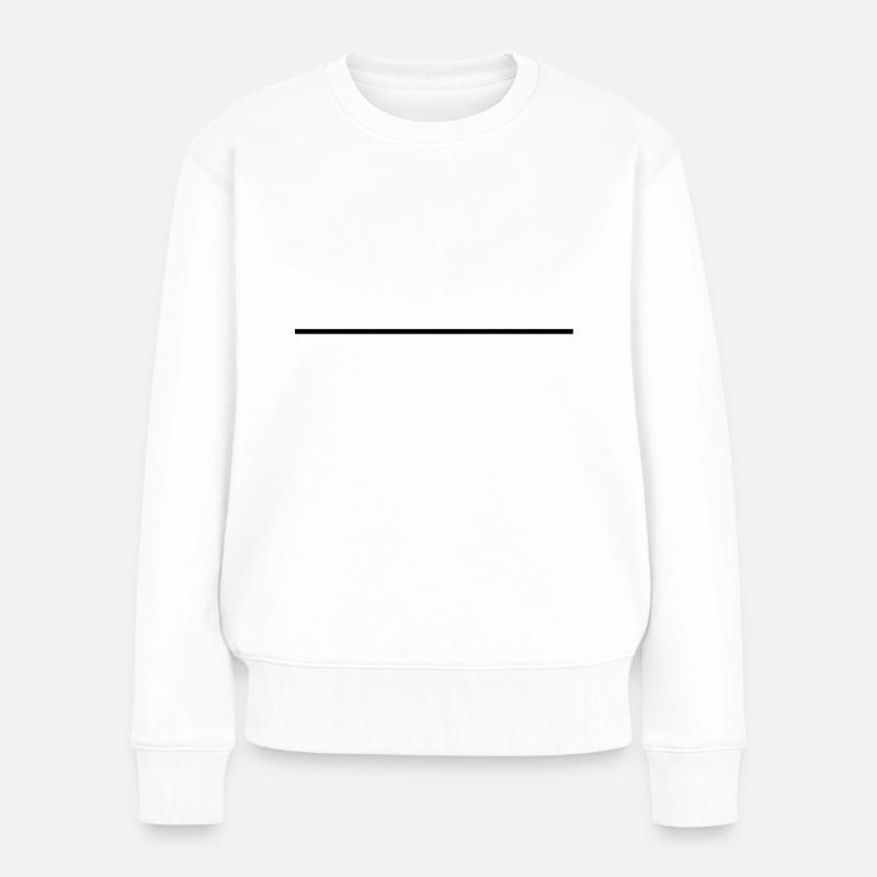 au trait - Pull Premium bio Femme - blanc
