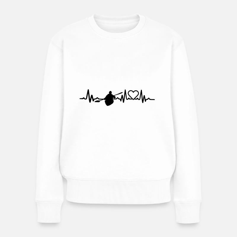 Canoeing - Women's Premium Organic Jumper - white