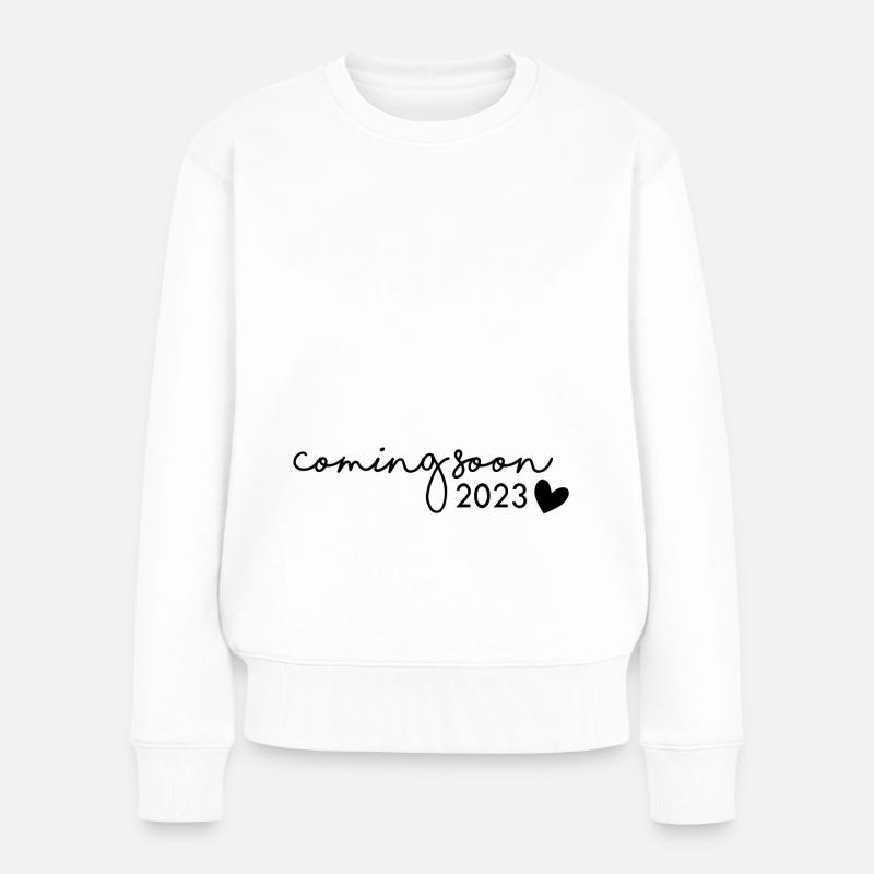 coming soon 2023 - Frauen Premium Bio Pullover - Weiß