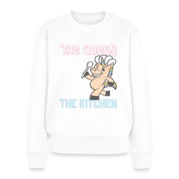 Cook TShirt Cooking Cook Cooking Gift - Women's Premium Organic Jumper - white - Front - Julia (174cm)