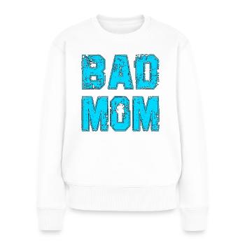 BATH MOM - Women's Premium Organic Jumper - white - Front - Julia (174cm)