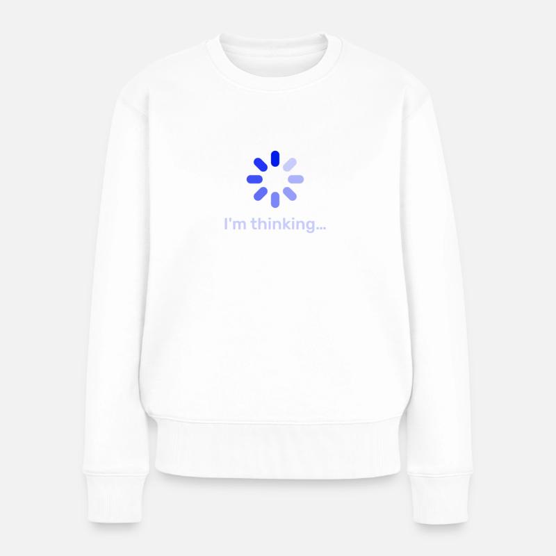 je pense - Pull Premium bio Femme - blanc